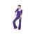 路伊梵时尚运动11515A畅销女款莫代尔健美瑜伽服（深紫+浅紫）（M）