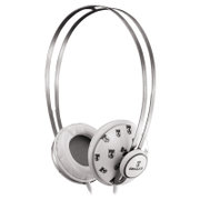 宾果（Bingle）i361耳机头戴式耳机麦克风（白色）（可拆卸设计,耳壳耳扣两步拆装,超薄不锈钢材质的头夹设计,3.5mm标准镀金插针,传输不失真）