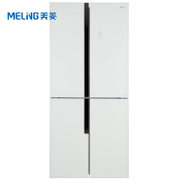 美菱(MeiLing)BCD-430WUP9B 430升（L)电脑风冷变频（白色）十字对开门三循环冰箱