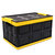 多功能折叠收纳箱储物箱汽车后备箱收纳箱置物箱(黑黄色（50L） 默认)
