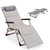 一路行躺椅YLX-870加宽加固版折叠躺椅沙滩椅 单人床办公室午休折叠躺椅午睡简易午休椅(卡其色 带棉垫)