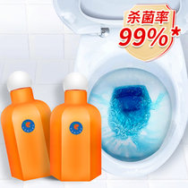 橙乐工坊蓝泡泡洁厕宝320g*2 抑菌除味 马桶清洁剂 厕所清洁祛味