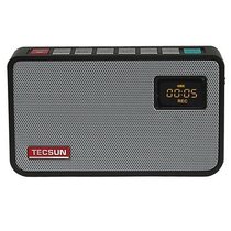 赠耳机！德生（Tecsun）ICR100ICR-100 广播录音机/数码音频播放器（配4GTF卡+电源适配器）【包邮】(黑色)