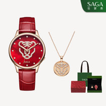 SAGA手表53901-RGRDRD-2A红色 时尚 虎年 百搭