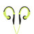 Pisen/品胜 R101运动耳机挂耳式跑步迷你双耳通用线控入耳式1.3米(青草绿)