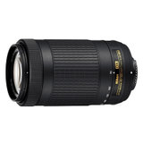 尼康（Nikon）AF-P DX NIKKOR 70-300mm f/4.5-6.3G ED 尼克尔 中长焦变焦镜头(黑色 套餐三)