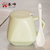 豪峰 陶瓷杯子马克杯咖啡杯牛奶杯水杯带盖勺广告杯可加印logo(浅绿菱形杯配盖勺)