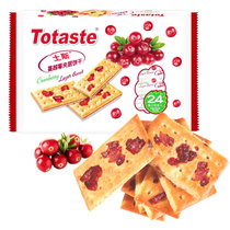 Totaste饼干360g（含蔓越莓果粒）实惠分享装 真快乐超市甄选