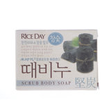 米时代韩国坚碳去灰皂100g大米香皂清洁去油保湿滋润(韩国进口) 国美超市甄选