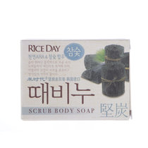 米时代韩国坚碳去灰皂100g大米香皂清洁去油保湿滋润(韩国进口) 真快乐超市甄选