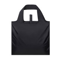 蔸蔻折叠购物袋单肩包锦纶黑色 纯色，折叠，超轻