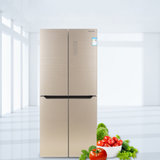 夏普冰箱(SHARP)BCD-432WWPE-N 432L 变频 十字对开门冰箱 （炫雅金） 净离子群杀菌