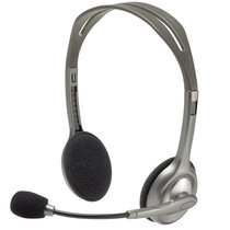 罗技（Logitech） H110 多功能头戴式耳机耳麦 电脑笔记本双孔耳机麦克风