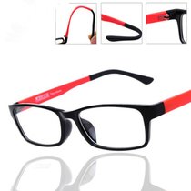 男女款超轻TR90眼镜架钨碳全框眼镜框学生配镜成品有度数(砂茶)(单独架子送镜袋+布)