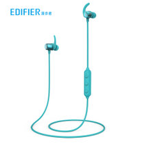 漫步者（EDIFIER）W280BT 磁吸入耳式 运动蓝牙线控耳机 蓝色