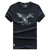 7711战地吉普AFSJEEP夏装新款圆领短袖polo衫纯棉弹力男半袖T恤衫(蓝色 M)