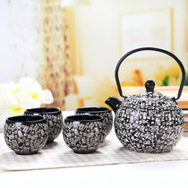 景德镇陶瓷百家姓茶具套装八友 日式陶瓷功夫茶具茶壶茶杯