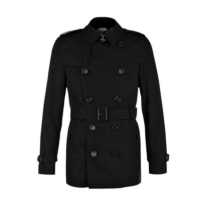 Burberry风衣,Burberry白色风衣 burberry/巴宝莉男士海军蓝肯辛顿短款风衣外套54其他 3980211