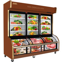 五洲伯乐ST-1800 1米8点菜柜立式麻辣烫冷藏冷冻柜保鲜柜展示柜商用冷柜超市蔬菜柜冰柜水果柜熟食柜