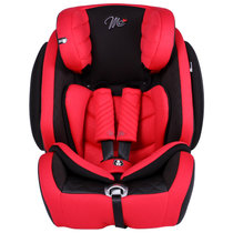 日本MC带ISOFIX+latch接口9个月-12岁汽车儿童安全座椅308金牛座(激情红)