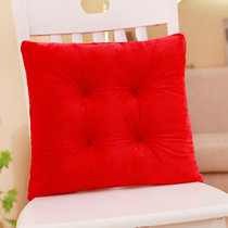 卡通连体坐垫靠垫背一体办公室椅垫加厚学生座垫餐椅凳子屁股垫子(红色)