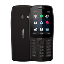 Nokia/诺基亚 新210 直板按键 双卡双待 移动2G 学生商务备用手机 老人老年手机(黑色 官方标配)