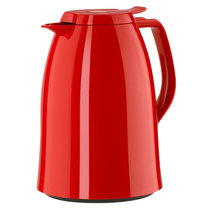 爱慕莎（EMSA）保温壶德国进口玻璃内胆热水壶家用办公室暖壶热水瓶大容量保温瓶1.5L亮红色