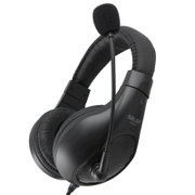 声籁A566 耳机 头戴式耳机 立体声耳机 耳麦（黑色）（采用了40mm喇叭单元,全罩式的海绵大耳垫佩戴更舒适）