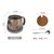 釉下彩陶瓷马克杯创意办公室早餐牛奶咖啡红茶水杯子送礼物350ml(鱼乐（杯勺盖）)