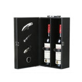 柏翠诗 法国原瓶进口 科瓦圣皮埃尔堡红葡萄酒双支礼盒装 自带酒具四件套(红色 双支装)