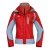 傲石开 女款云雀全天候防水透气保暖两件套冲锋衣（内带抓绒）(红色 XL)