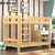 【京好】高低床 现代简约环保实木成人子母床上下铺高架孩童双层床G65(原木双层床 1.2*1.9米)