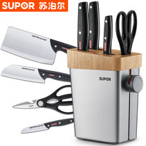 苏泊尔（SUPOR）套装刀TK1824Q厨房刀具套装不锈钢刀具菜刀套装多用刀具六件套
