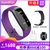 GuanShanW10防水智能手环4代测心率血压运动计步彩屏手表小米华为oppo苹果vivo男女(紫色)