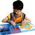 贝旺 美术插板美术拼盘 580粒 6211塑料玩具拼盘儿童玩具益智 乐高式玩具