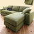 大小户型沙发可拆洗布艺沙发简约现代日式布沙发组合香河北京封板(橄榄绿 三人位【舒适版】)