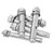 谋福 304不锈钢膨胀螺丝钉 安装方便 螺栓 多种规格(M8*50(1个))