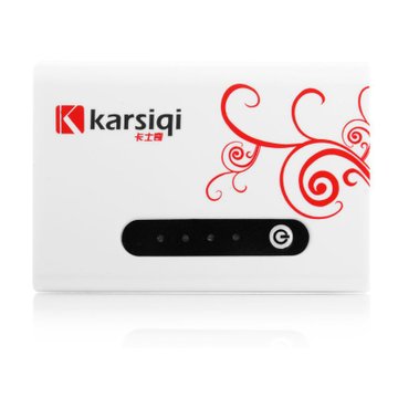 卡士奇（kabiqi）KS5200移动电源充电宝（白橙色）（5200mAh）