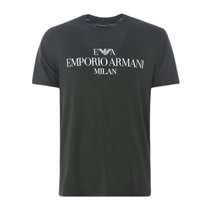 Emporio Armani安普里奥阿玛尼标志印花T恤3G1TM4-1JHRZ-0537S码绿 时尚百搭