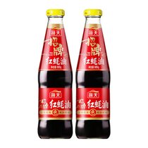 海天招牌红蚝油685g×2瓶生蚝熬制火锅蘸料拌陷调料调味料调味品