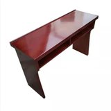 江曼会议桌条形桌会议室企业员工培训桌双人三人会议桌长条桌实木木皮油漆条形课桌椅组合开会桌1.2m*0.4m*0.7m(默认 默认)