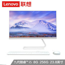联想（Lenovo）AIO 520C 23.8英寸商务办公 家用电脑致美一体机【酷睿九代i5-9400T 集显】(白色 16G内存/256G固态/定制)