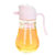 红凡 厨房玻璃油壶250ml可控油瓶防漏油瓶装酱油壶醋瓶调味瓶定量瓶(白色)