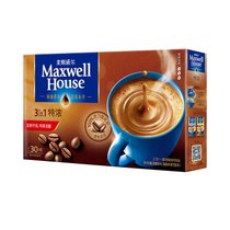 麦斯威尔（Maxwell Home）三合一特浓咖啡  (13克*30条)盒新老包装随机发货