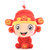 安吉宝贝猴年财神小猴子公仔毛绒玩具年会新年活动礼品(抱财猴 20cm)