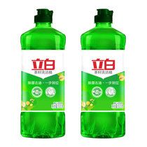 立白500g*2瓶茶籽除菌去油洗洁精 送两块洗碗棉 yyg(茶籽500g*2瓶)