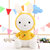 胡萝卜兔毛绒玩具可爱抱抱兔公仔玩偶儿童布娃娃礼物(黄色 高60cm)