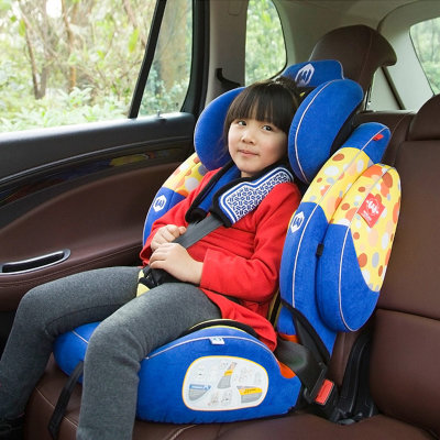 沃尔卡（walka）悟空版 儿童安全座椅 9个月-12岁 加强侧护型(大圣蓝)