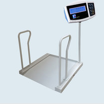 轮椅秤血透室透析用轮椅称病人用体重称500kg/100g体检用轮椅电子秤上海耀华轮椅秤内径0.8*0.8米，外径1*1米(普瑞逊XK3116仪表接电脑)