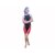 礿伯502010F专业泳衣（黑拼红）（女士/无袖中腿/XXL）